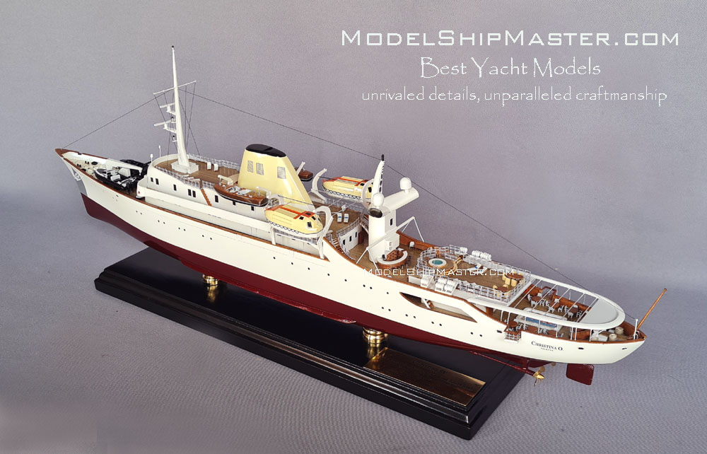 christina o yacht model